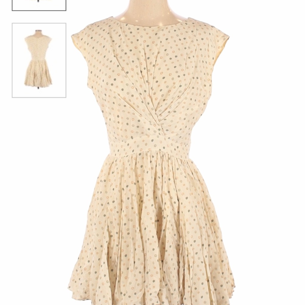 Paper Crown Polka Dot Dress